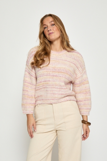 Peppercorn Trui MITZI RWS KNIT PULLOVER PC8692 4631M MAUVE ROSE MEL