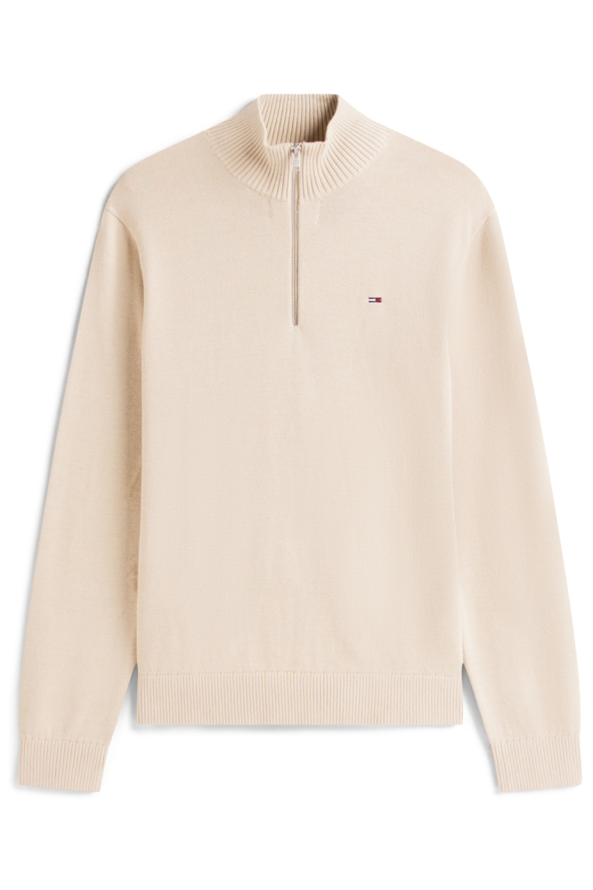 Tommy Jeans zand heren trui | Vooraanzicht