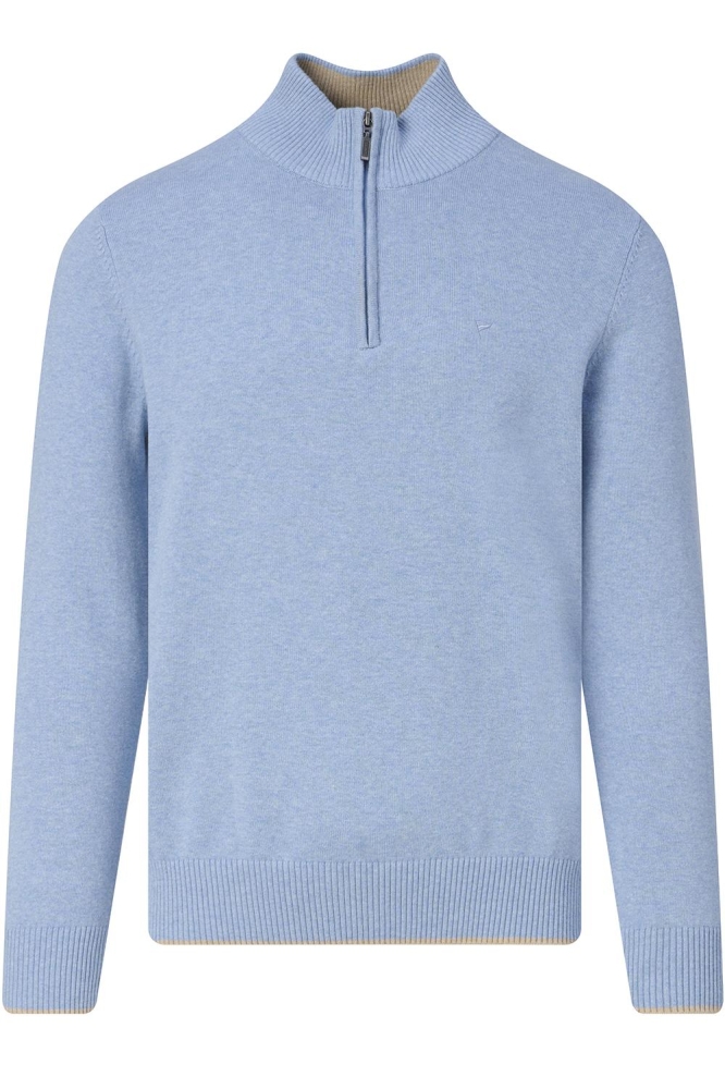 Campbell blauwe heren trui | Vooraanzicht