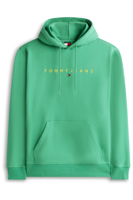 Tommy Jeans groene heren sweater | Vooraanzicht
