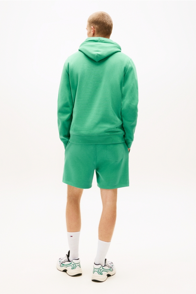 Tommy Jeans groene heren sweater | Model