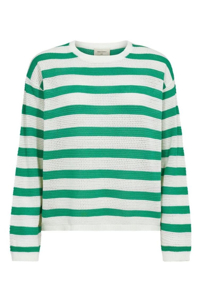 Freequent witte dames trui | Vooraanzicht