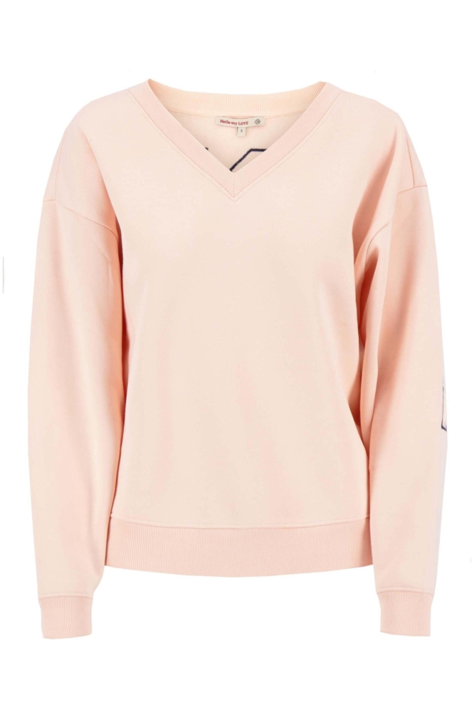 Zusss roze dames sweater | Vooraanzicht