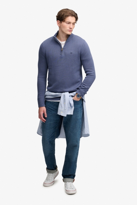 Superdry blauwe heren trui | Model