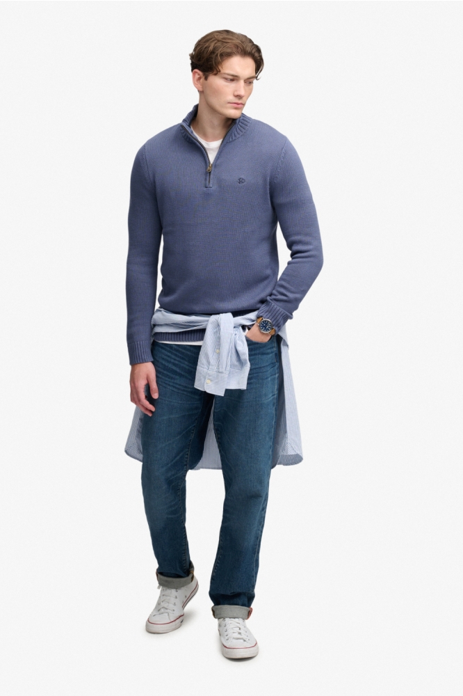 Superdry blauwe heren trui | Model