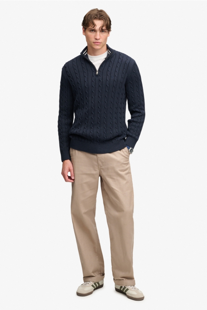 Superdry blauwe heren trui | Model