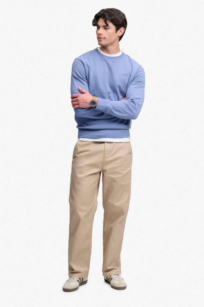 Superdry blauwe heren sweater | Model