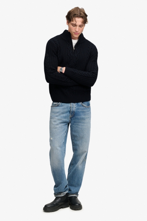 Superdry blauwe heren trui | Model