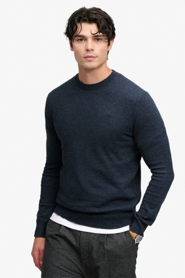 Superdry Trui ESSENTIAL LW WOOL BLEND JUMPER M6110781A Rich Navy Marl