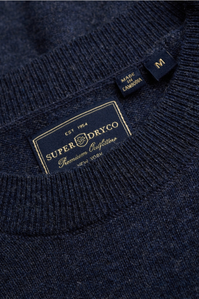 Superdry blauwe heren trui | Kleurstaal