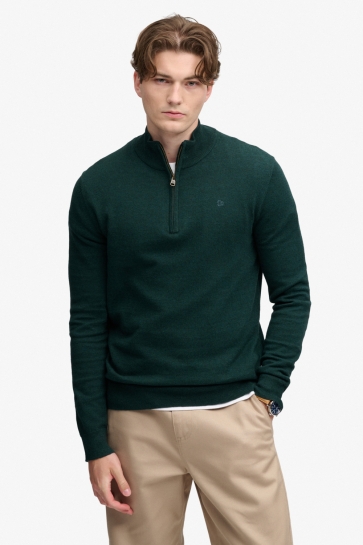 Superdry essential lightweight wool blend Groen