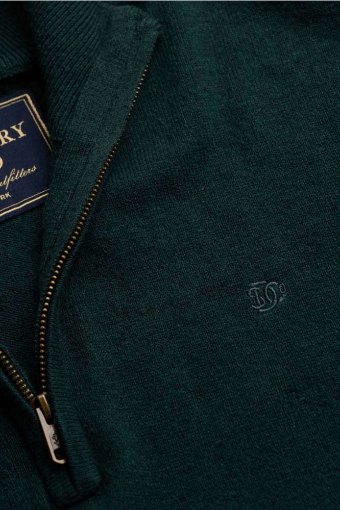 Superdry groene heren trui | Close up