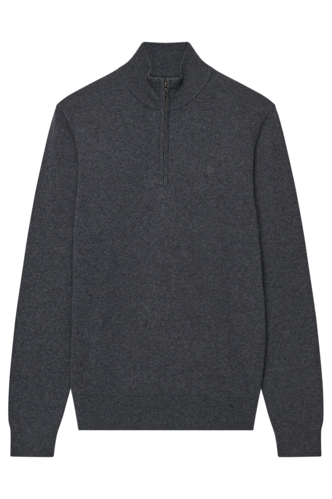 Superdry grijze heren trui | Vooraanzicht