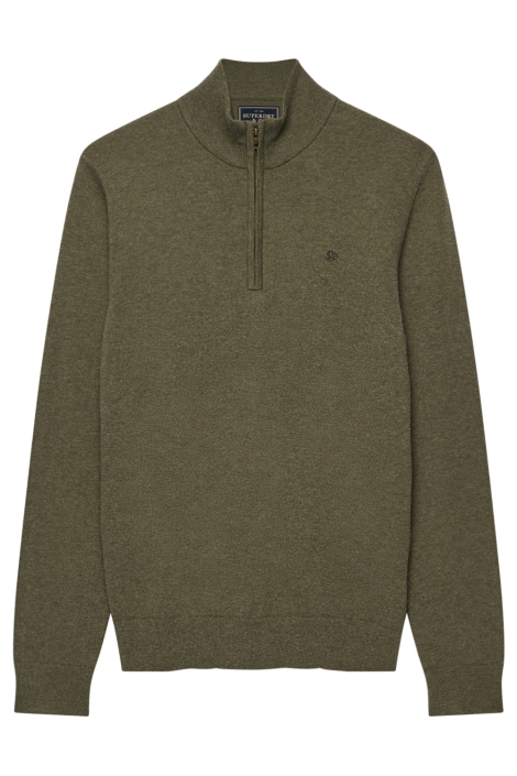Superdry groene heren trui | Vooraanzicht
