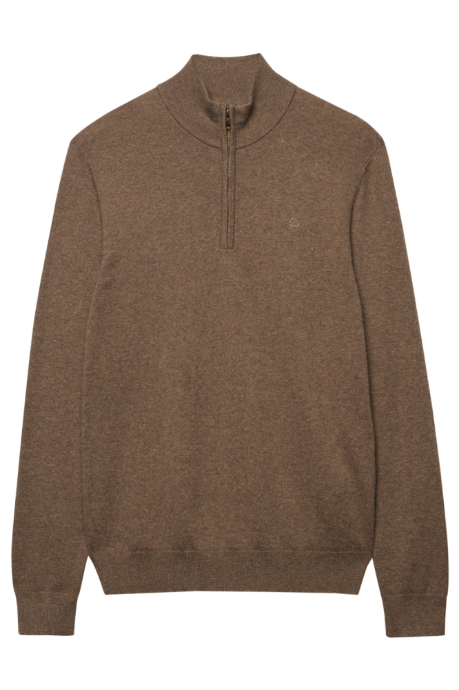 Superdry bruine heren trui | Vooraanzicht