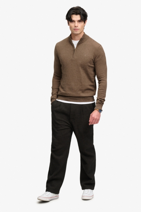 Superdry bruine heren trui | Model