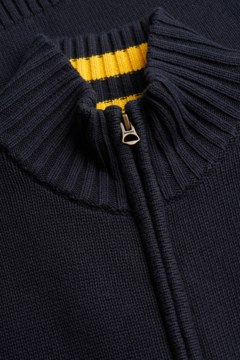 Superdry blauwe heren vest | Kleurstaal