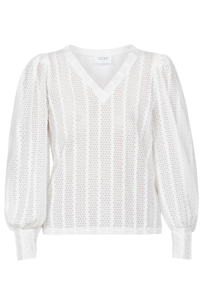 SisterS point witte dames t-shirt | Vooraanzicht