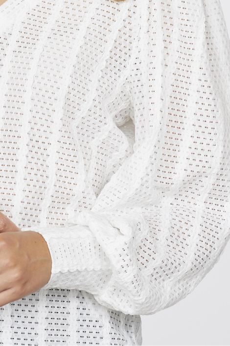 SisterS point witte dames t-shirt | Close up