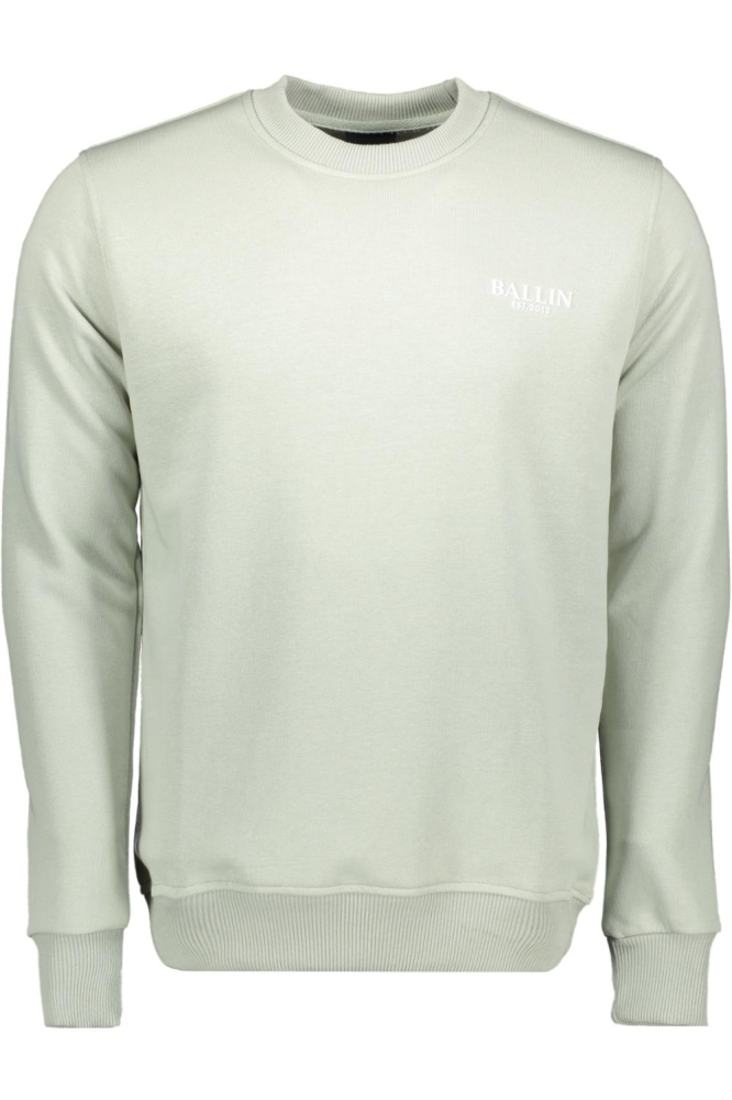 Ballin grijze heren sweater | Vooraanzicht