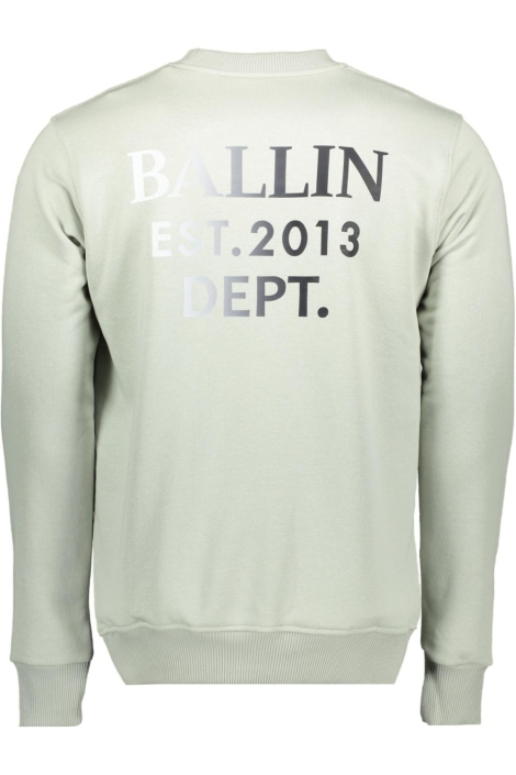 Ballin grijze heren sweater | Achteraanzicht