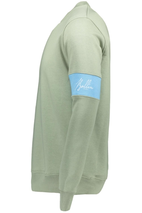 Ballin groene heren sweater | Zijaanzicht