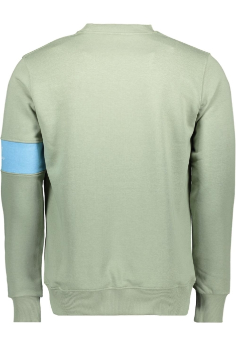 Ballin groene heren sweater | Achteraanzicht