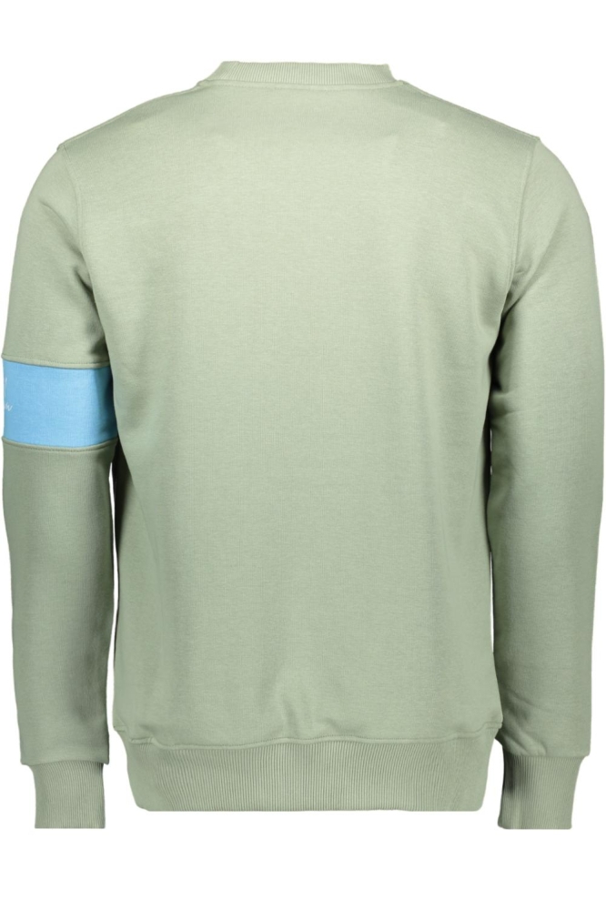 Ballin groene heren sweater | Achteraanzicht