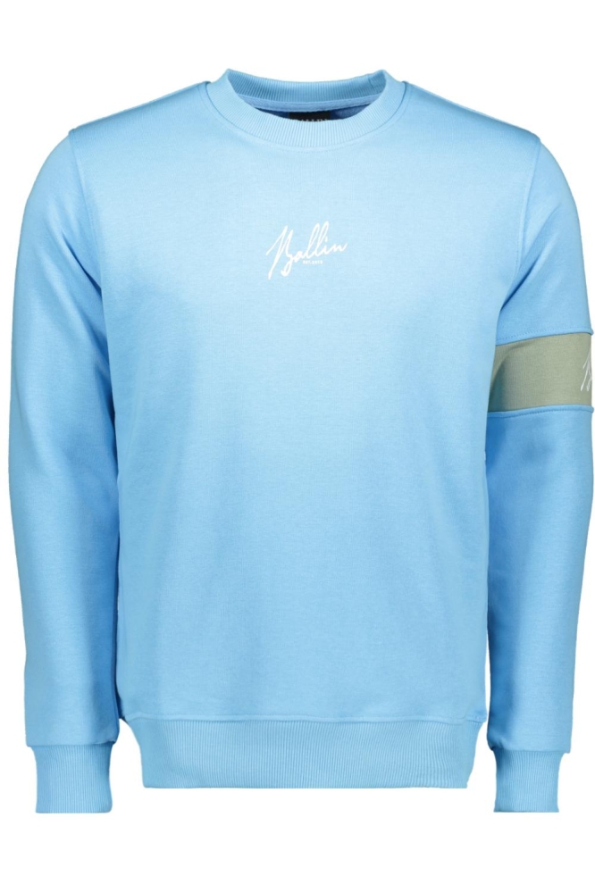 Ballin blauwe heren sweater | Vooraanzicht