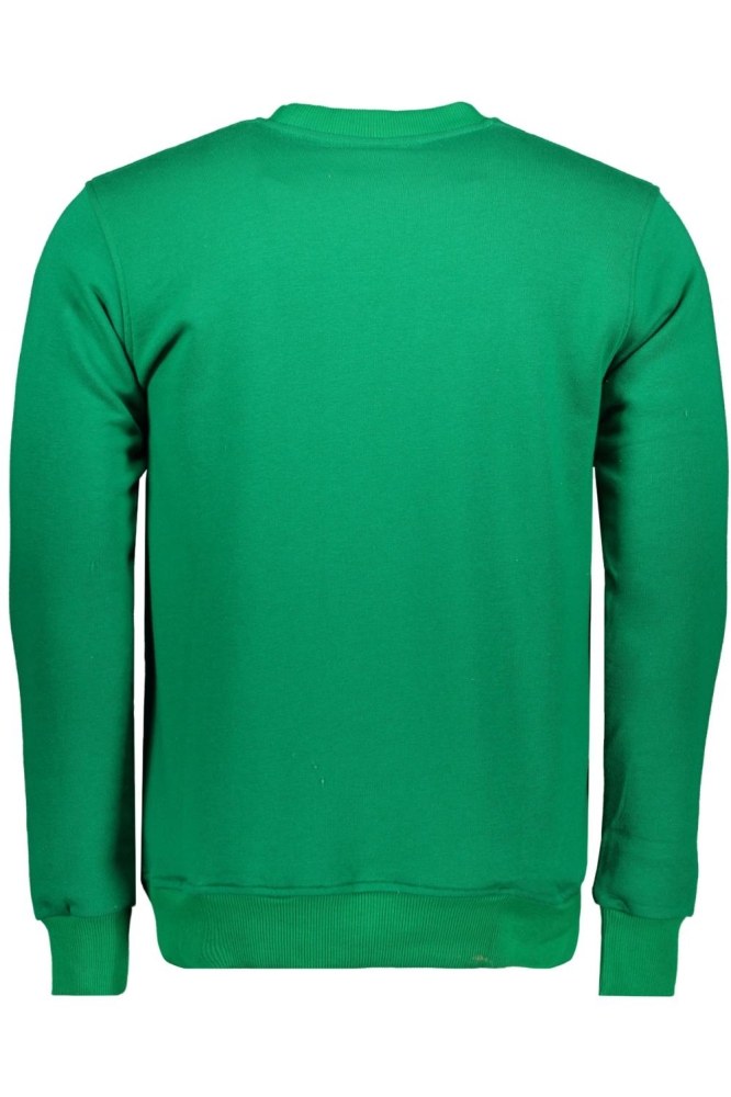 Ballin groene heren sweater | Achteraanzicht