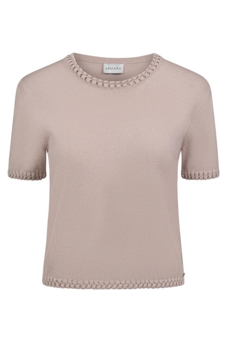 Kimara roze dames trui | Vooraanzicht