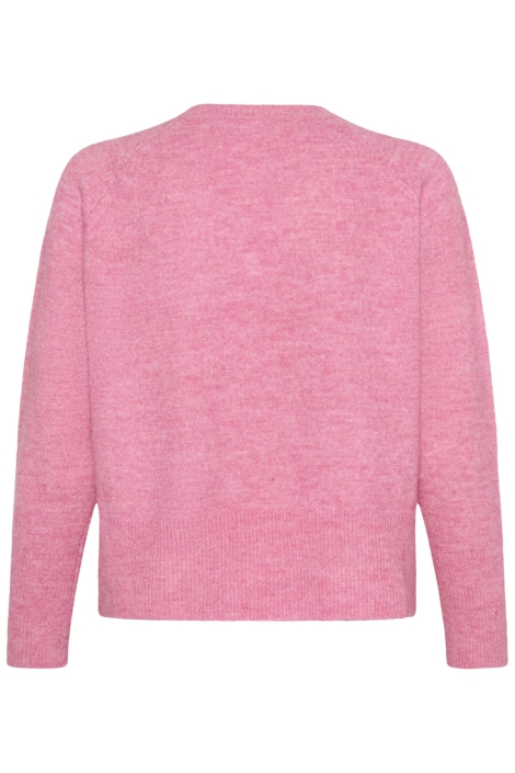 Kaffe roze dames trui | Achteraanzicht