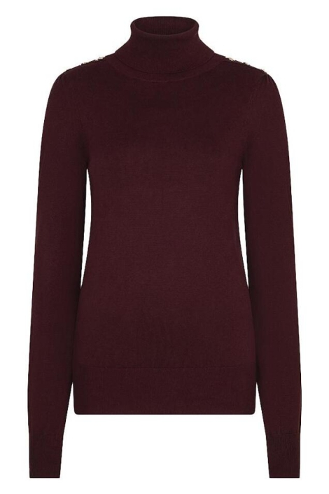 EsQualo bordeaux dames trui | Vooraanzicht