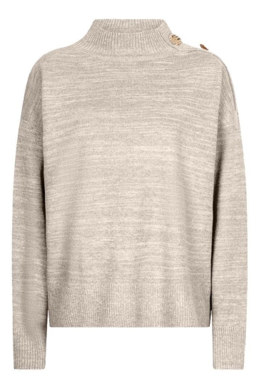 EsQualo Trui SWEATER MELANGE LUREX F26 02513 170 BISCUIT