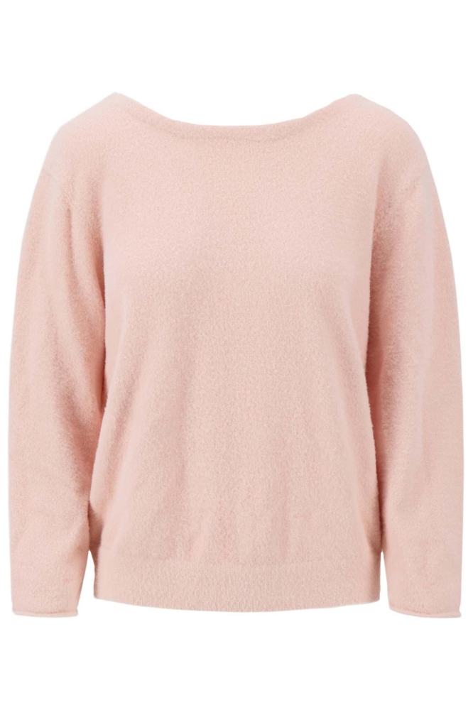 Zusss roze dames trui | Achteraanzicht