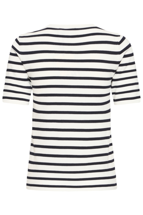 Ichi witte dames t-shirt | Achteraanzicht