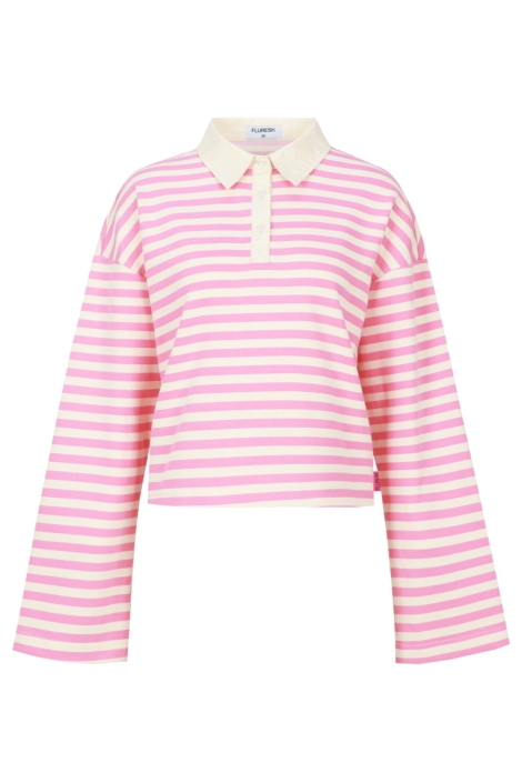 Fluresk beige dames sweater | Vooraanzicht