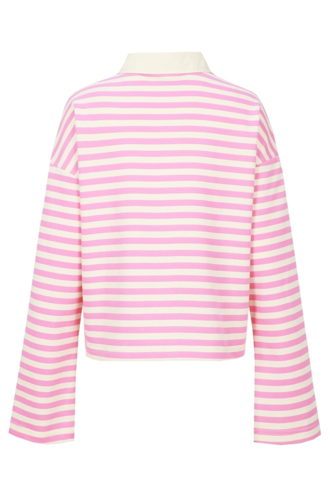 Fluresk beige dames sweater | Achteraanzicht