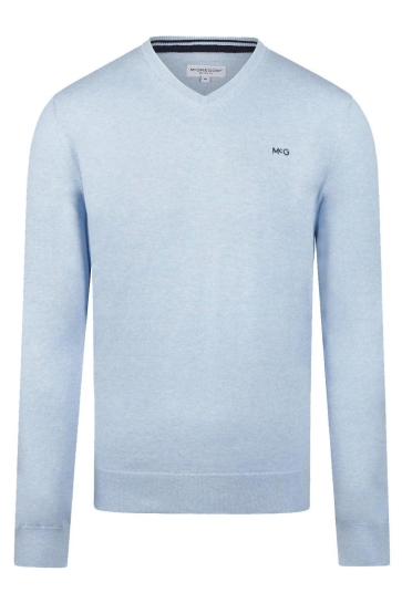 McGregor V NECK SWEATER MM999 1201 01 2001 LIGHT BLUE