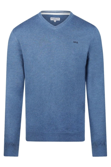 McGregor Trui V NECK SWEATER MM999 1201 01 2011 VINTAGE BLUE