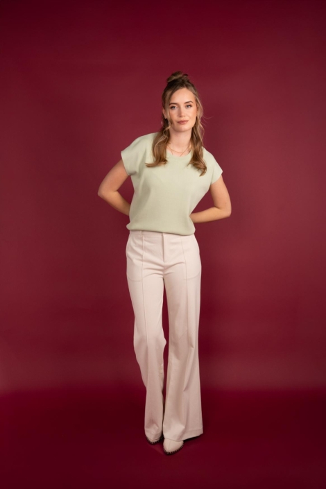 I-coni-K groene dames trui | Model