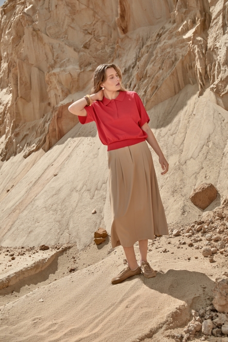 Peppercorn rode dames trui | Sfeerbeeld, In situatie