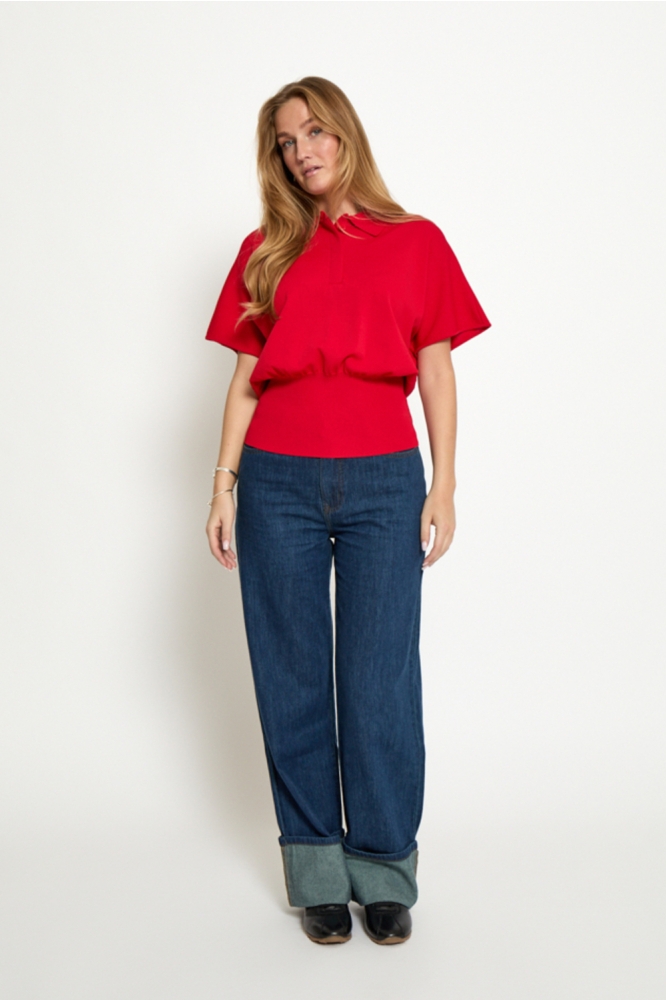 Peppercorn rode dames trui | Model