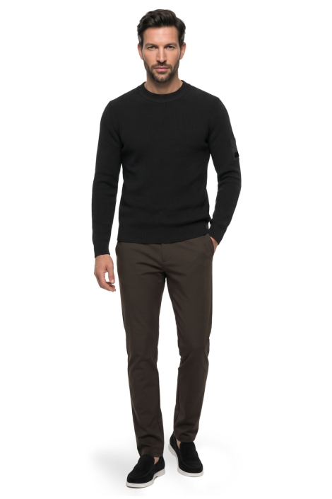 Malelions zwarte heren trui | Model