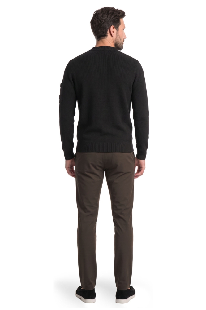 Malelions zwarte heren trui | Model