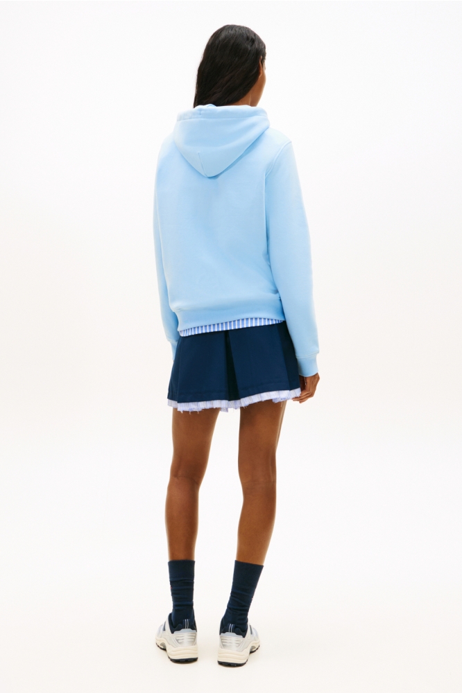 Tommy Jeans blauwe dames sweater | Model