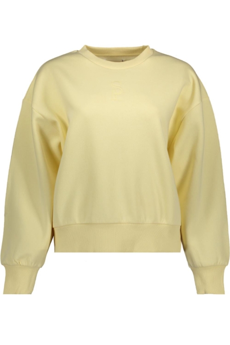 SisterS point gele dames sweater | Vooraanzicht