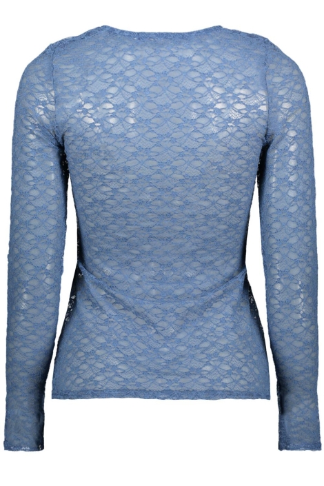 SisterS point blauwe dames top | Achteraanzicht