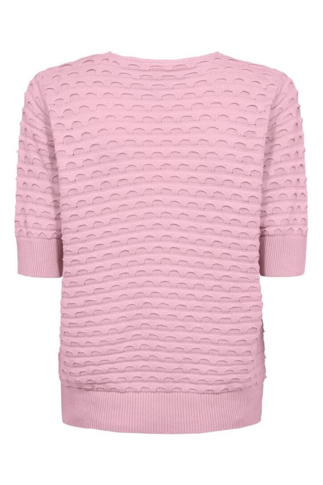 Freequent roze dames trui | Achteraanzicht