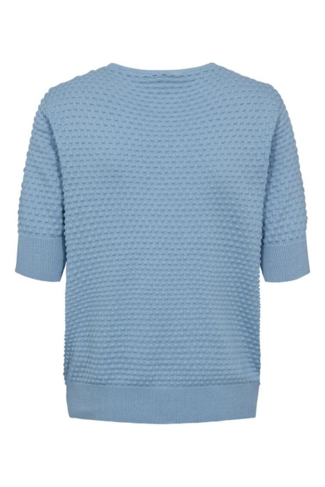 Freequent blauwe dames trui | Achteraanzicht